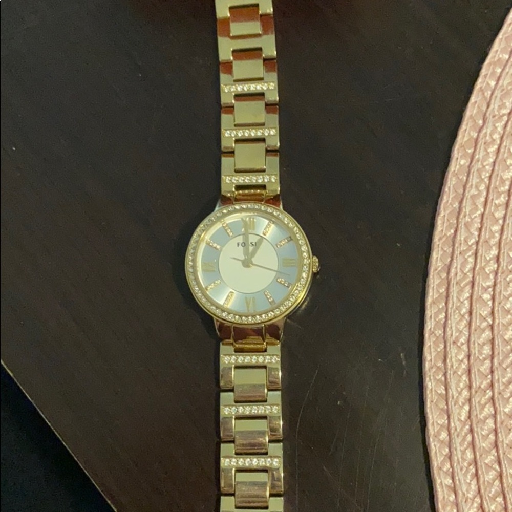 Gold fossil watch - Picture 5 of 6